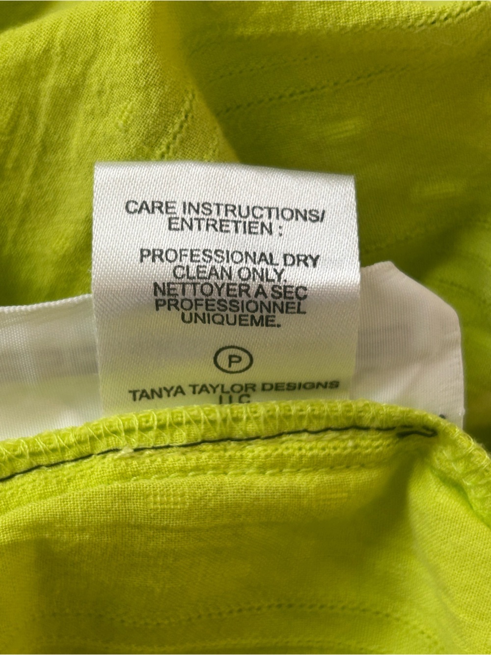 Tanya Taylor Tiered Swiss Dot Colorblock Maxi Dress Size 2 Mint Green Lime - Picture 11 of 12